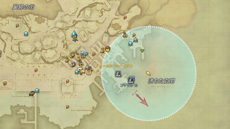 【FF14】ハーバークラウド（釣り場）