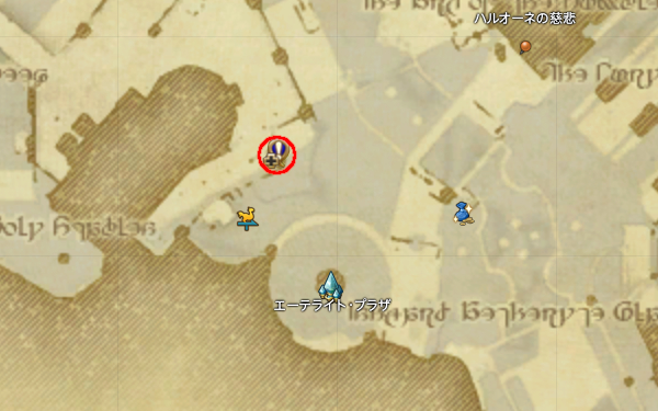 【FF14】蒼天を仰ぐ街（クエスト受注場所）