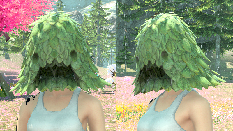 【FF14】リーフマンヘッド（頭装備）