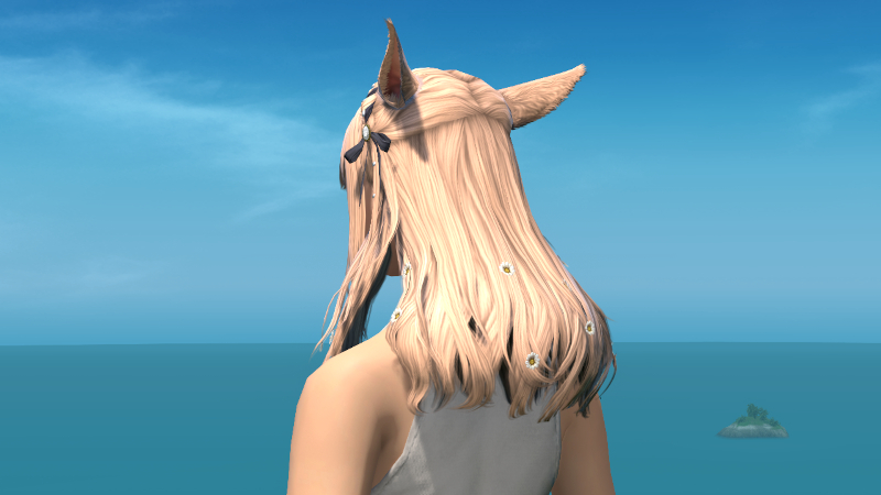 【FF14】ヘアカタログ:ハーフツインテール（髪型）