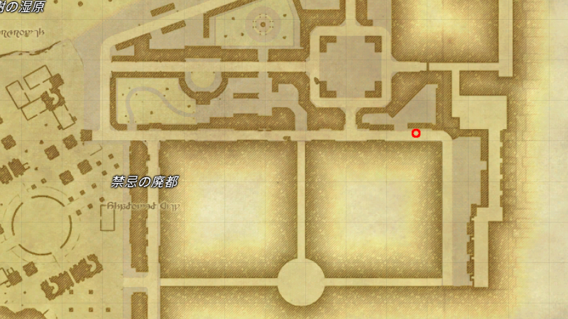 【FF14】21.高層住宅跡(X:36.6,Y:33.7)
