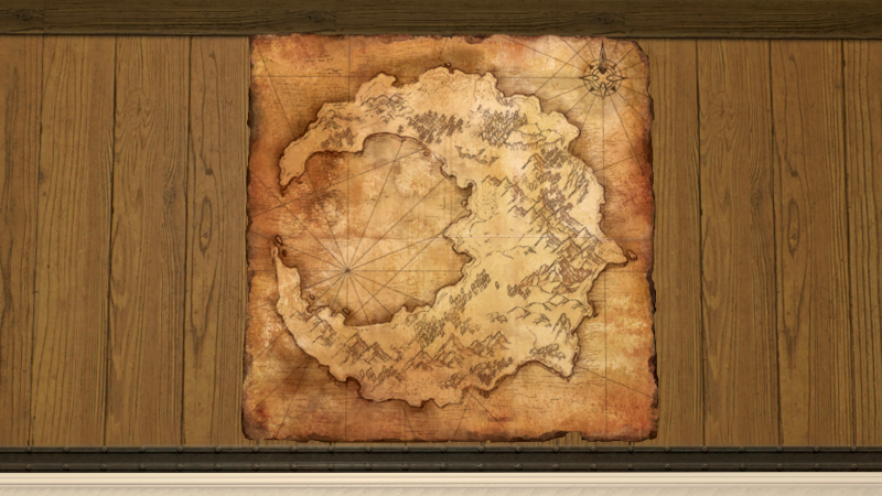 【FF14】三日月島全図（調度品/壁掛）