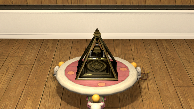 【FF14】隠者の卓上ピラミッド(調度品/卓上) 【FF14】隠者の卓上ピラミッド(調度品/卓上)