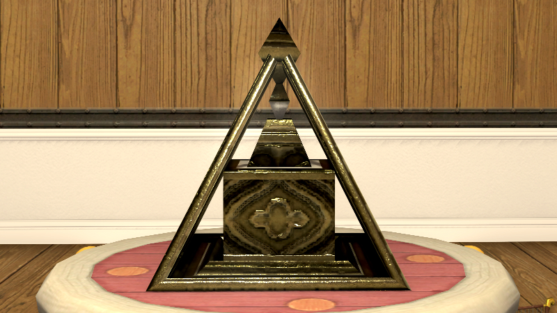 【FF14】隠者の卓上ピラミッド(調度品/卓上) 【FF14】隠者の卓上ピラミッド(調度品/卓上)