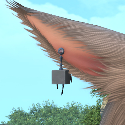 【FF14】デモンズブロックイヤリング（耳アクセサリ）