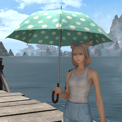 【FF14】パストーラルドットパラソル（ファッションアクセサリー）