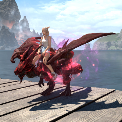 【FF14】ルビーグイベルの魔笛（マウント）