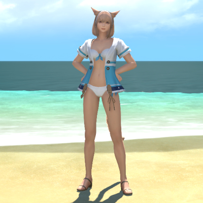 【FF14】ムーンファイアホルター/ムーンファイアタンガ（女性用）