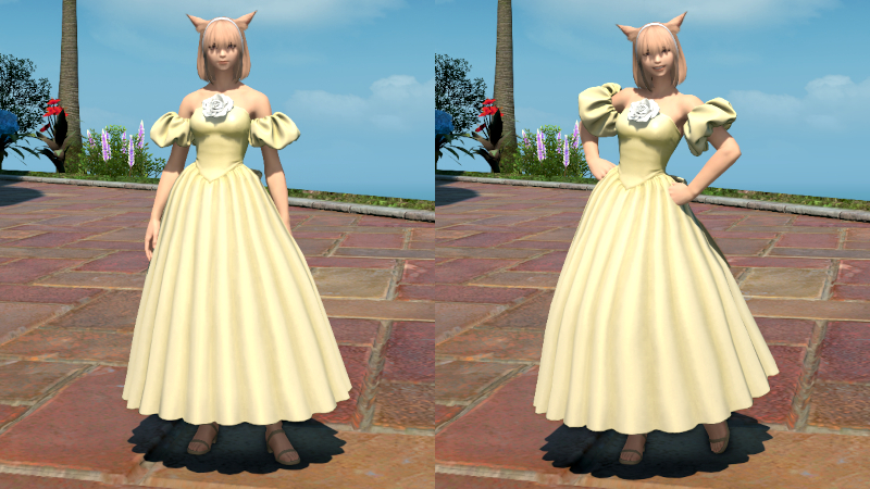 【FF14】サマーフォーマル・ドレス