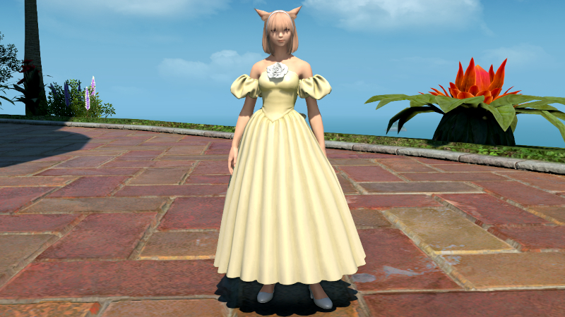 【FF14】サマーフォーマル（ドレス/ドレスシューズ）