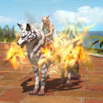 【FF14】カムイの魔笛【白】(マウント) 【FF14】カムイの魔笛【白】(マウント)