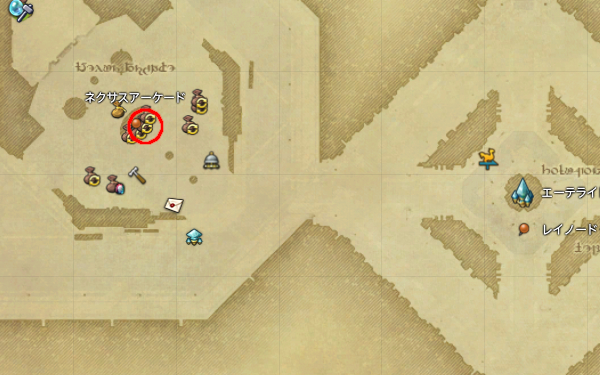 【FF14】マイカ・ザ・ムー・デイリーチュニック（取引場所）