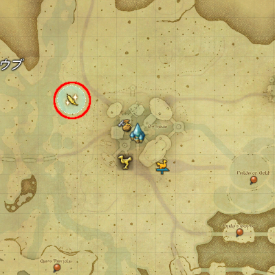 【FF14】ロウヤシの葉(採集場所) 【FF14】ロウヤシの葉(採集場所)