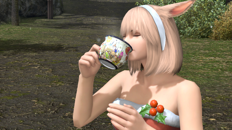 【FF14】砂都風マグカップで飲む/砂都風マグカップで飲み続ける（エモート）