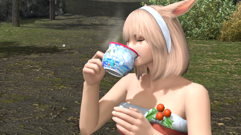 【FF14】海都風マグカップで飲む/海都風マグカップで飲み続ける（エモート）