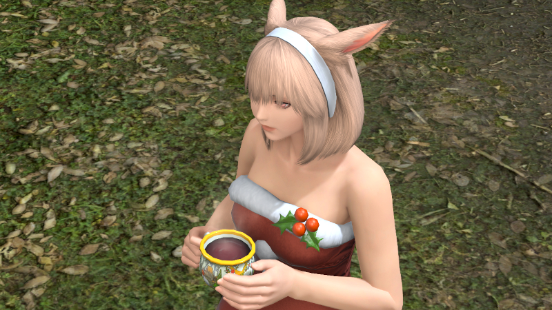 【FF14】森都風マグカップで飲む/森都風マグカップで飲み続ける（エモート）