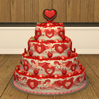 【FF14】ヴァレンティオン・ロランベリーケーキ（調度品/卓上）