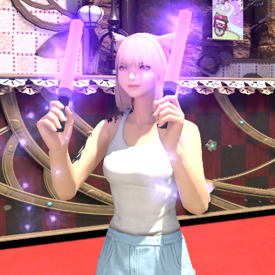 【FF14】演技教本:声援リズム:紫