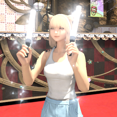 【FF14】演技教本:声援リズム:白