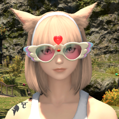 【FF14】エッグハント・チキングラス（頭装備品）/スタイルカタログ:エッグハント・チキングラス（フェイスアクセ）