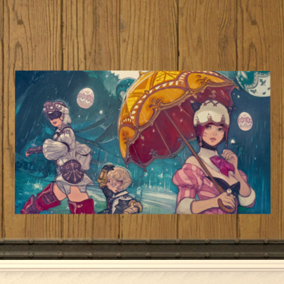 【FF14】エッグハントのポスター2025（調度品/壁掛）