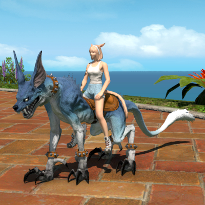 【FF14】ダイアウルフホイッスル（マウント）