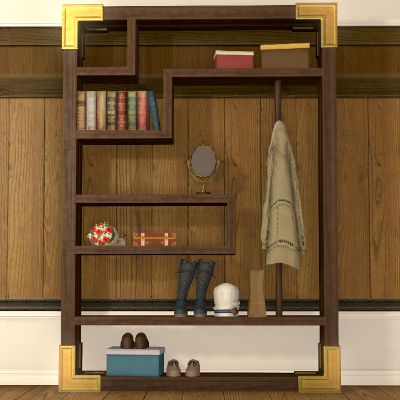 【FF14】劇団の仕切り大棚（調度品/台座）