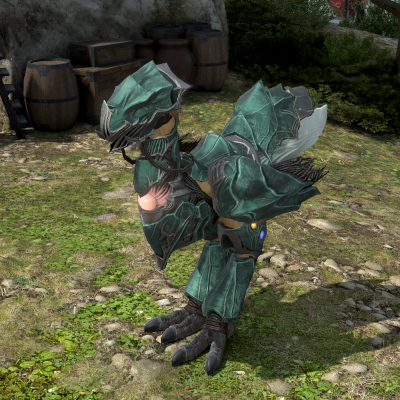 【FF14】エメラルド・バード（チョコボ装備）
