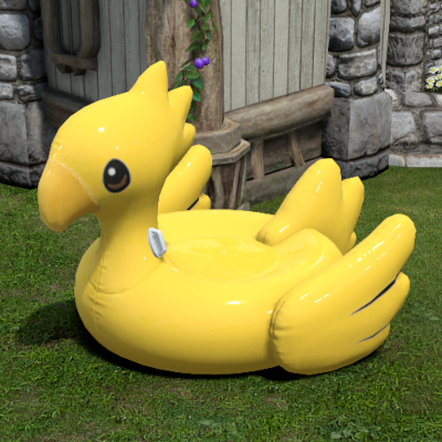【FF14】チョコボ・バルーンボート(庭具)