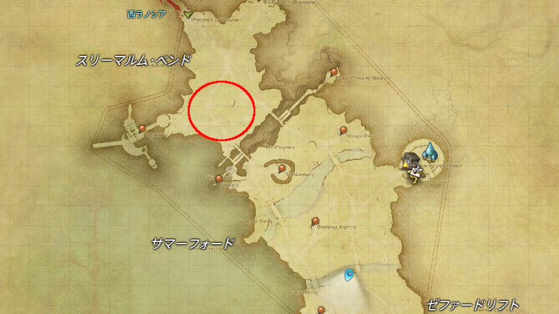 【FF14】メガロクラブ種(No.9)テイム場所