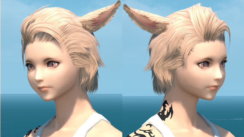 【FF14】ヘアカタログ:シンプルストレート 【FF14】ヘアカタログ:シンプルストレート