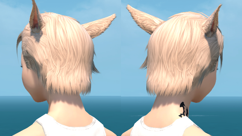 【FF14】ヘアカタログ:シンプルストレート 【FF14】ヘアカタログ:シンプルストレート