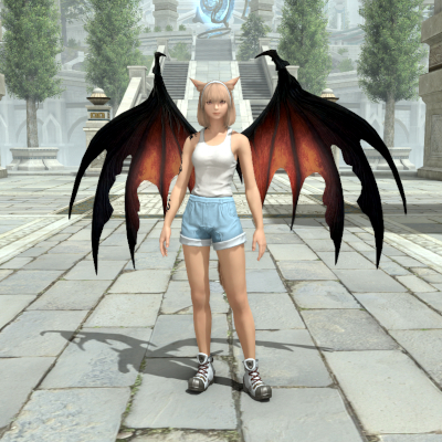 【FF14】ディアボロスウィング （ファッションアクセサリー）