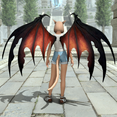 【FF14】ディアボロスウィング （ファッションアクセサリー）